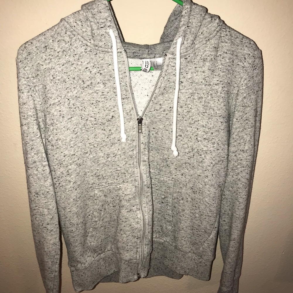 H&M Divided Size Medium Basic Zip Up Hoodie